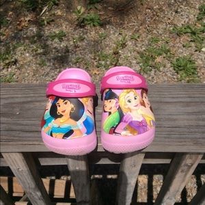 Disney Princess CROCS Toddler Size 9